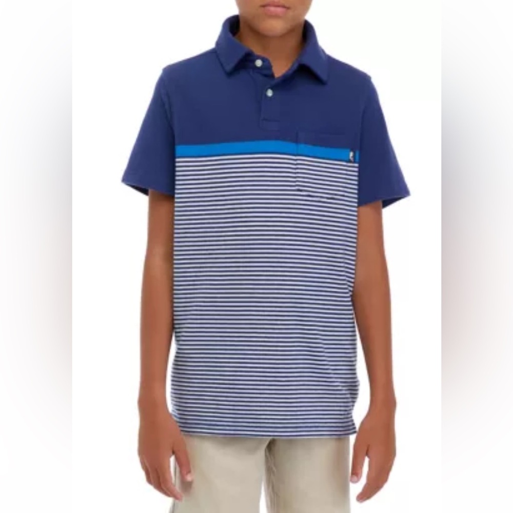 Vineyard Vines Boys Surfside Garment Dyed Pique Polo Shirt Size L 16